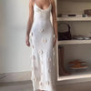 Floral Backless Maxi Dress