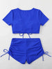 Sexy Drawstring Bikini Set -Swimwear