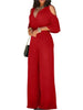 Cutout Shoulder Jumpsuit