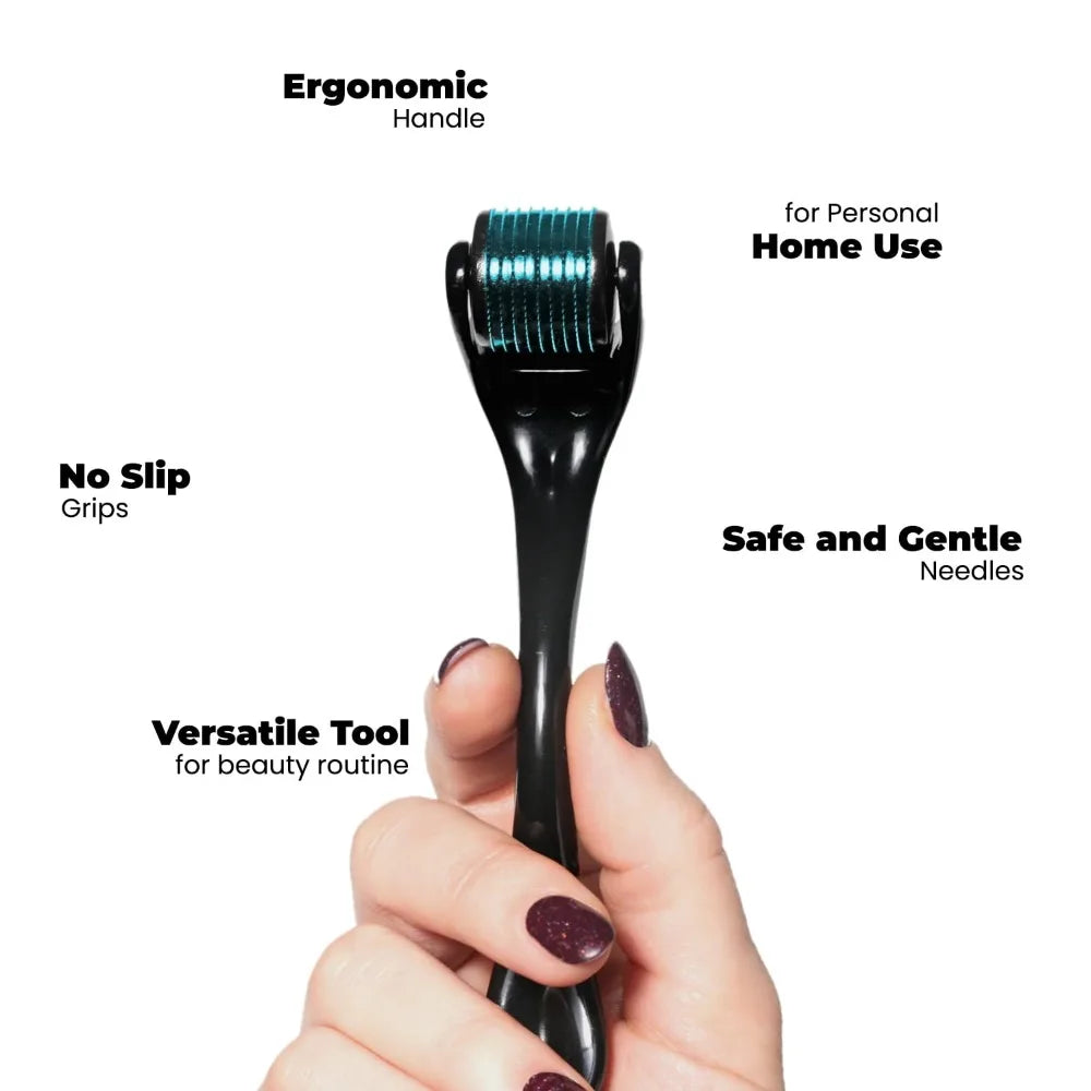 Derma Roller for Hair Beard Facial Skin Face Body Scalp 540 Titanium Microneedle for Men Women 0.25mm Cosmetic Beauty Instrument