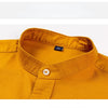 Men's pure cotton long-sleeved shirt