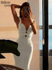 Woven Ruched Maxi Dress