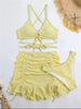 Yellow Criss Cross Bikini