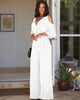 Cutout Shoulder Jumpsuit