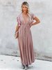 Butterfly Sleeve Beach Dress