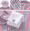 Quality Men Casual Slim Fit Shirt Mens Long Sleeve Business Dress Shirts French Cufflinks Shirt Male Striped Shirt
