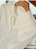 Satin Women's Shirt Blouses for Women Fashion 2024 Korean Style Womens Tops Luxury White Shirt Women OL Loose New Women Clothing