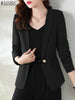 ZANZEA Women's Autumn Work Blazer