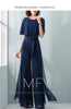 Lotus Leaf Sleeve Jumpsuit Women's Summer Long 2023 New Chiffon Jumpsuit Wide Leg Set Temperament Jumpsuit Female Bodysuit Blue