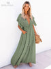 Butterfly Sleeve Beach Dress