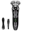 Green Smart Electric Shaver with LCD Digital Display