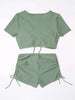 Sexy Drawstring Bikini Set -Swimwear