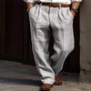 Men's Casual Straight Linen Pants