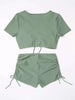Sexy Drawstring Bikini Set -Swimwear