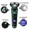 Green Smart Electric Shaver with LCD Digital Display