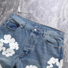 Kapok Denim Embroidered Jeans Shorts