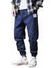 Men's Baggy Cargo Jeans (Ankle Length, Stretch Denim)