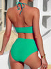 Sexy High Waist Bikini 2025 Women Halter Swimwear Female Swimsuit