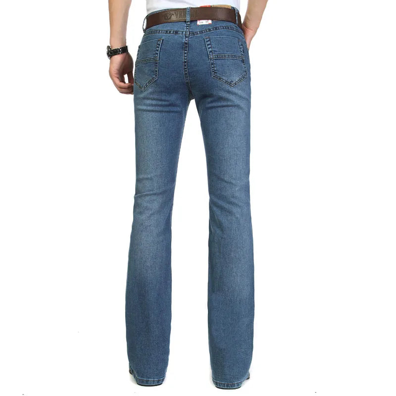 Men's Bell Bottom Denim Trousers