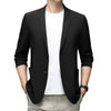 Two-button Men Elegant Lapel Business Blazer