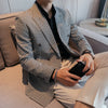 Slim Fit Houndstooth Blazer