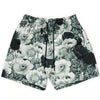 Rose Design Casual Shorts
