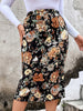 Floral Print Bodycon Skirt
