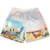 Rose Design Casual Shorts