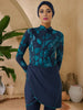 Muslim Swimwear Women Modest Burkini Long Sleeves Sport Swimsuit Islamic Bathing Suit, Hijab, Top, Pant, Quick Drying, UPF50+
