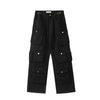 Y2K Multi-Pocket Loose Wide-Leg Jeans