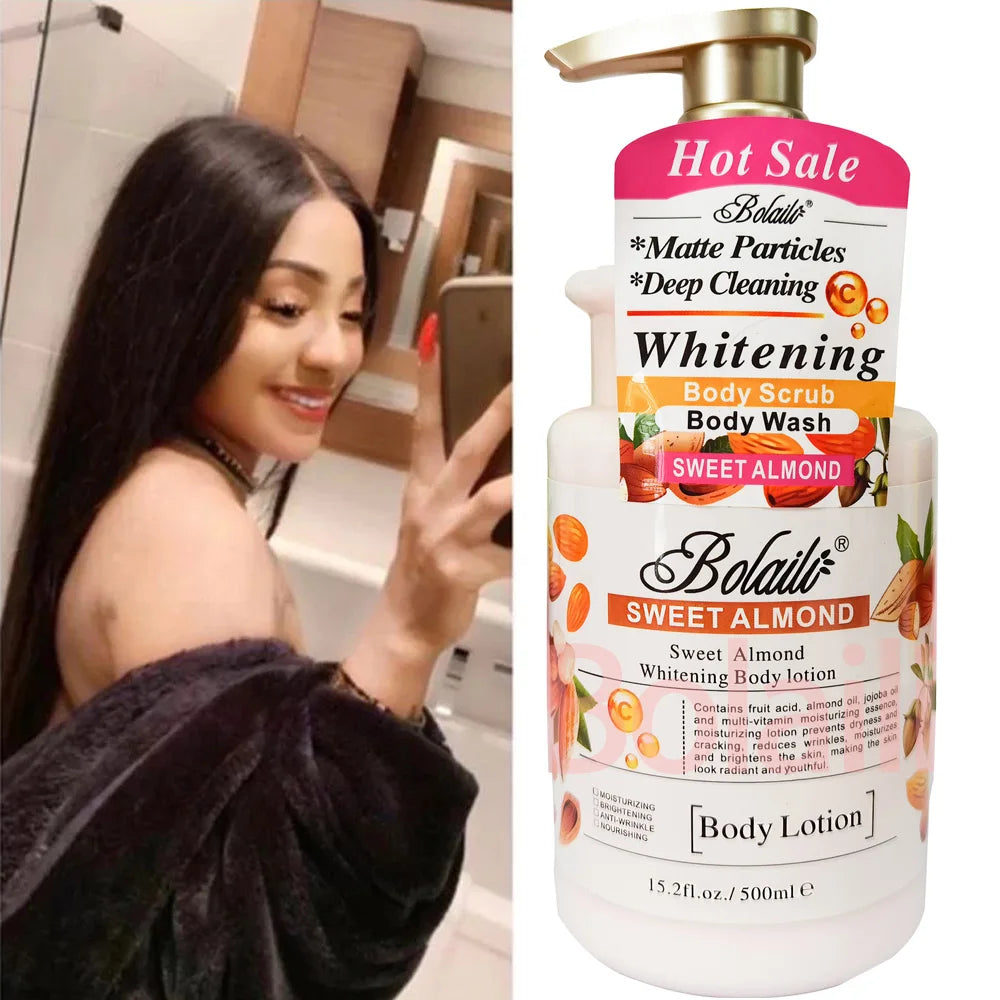 15.2fl.oz/500ml Sweet Almond 14 Days Magic Whitening  Body Lotion