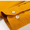 Men's pure cotton long-sleeved shirt