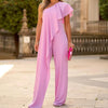 Women Casual Straight Fashion Jumpsuits Summer Holiday One Off Shoulder Loungewear Ladies Playsuits Streetwear
