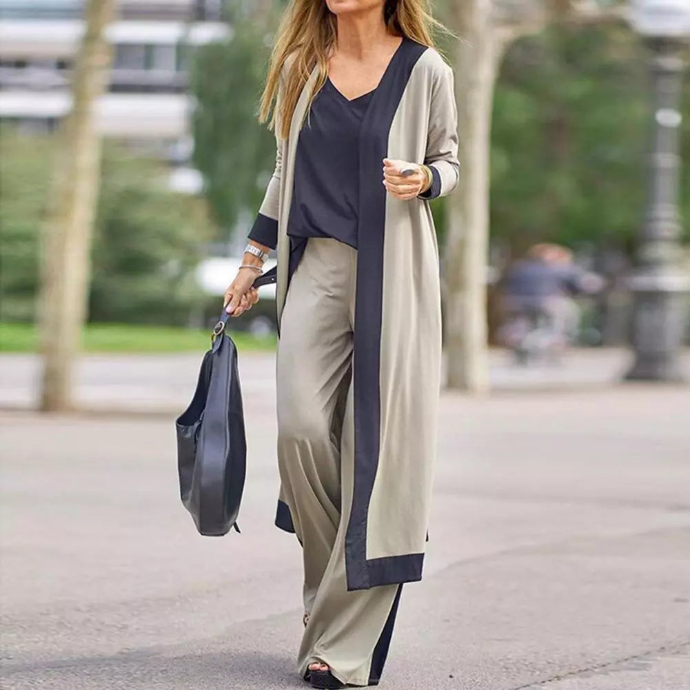 Cozy Cardigan, Pants & Vest Set