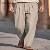 Men's Casual Straight Linen Pants