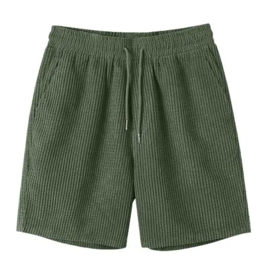 ZAFUL Corduroy Shirt and Shorts Set