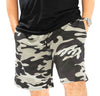 Camouflage Sweatshirt Shorts