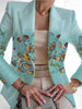 Le kRUISER Women's Winter Printed Blazer