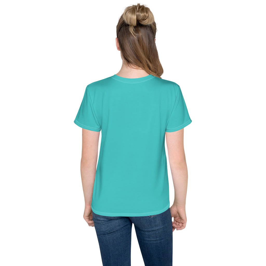 Janai's Teal Crew neck t-shirt