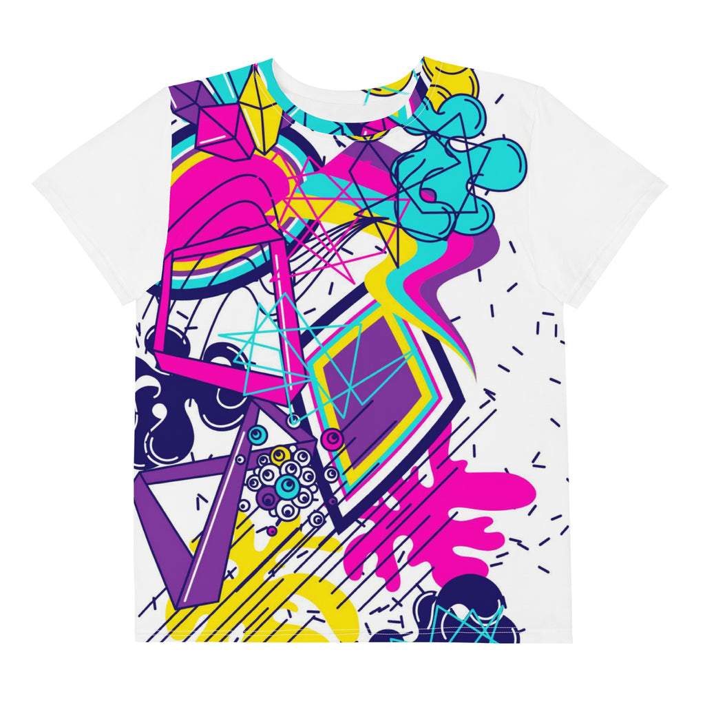 Janai's Stylish Lined Crew Neck T-shirt