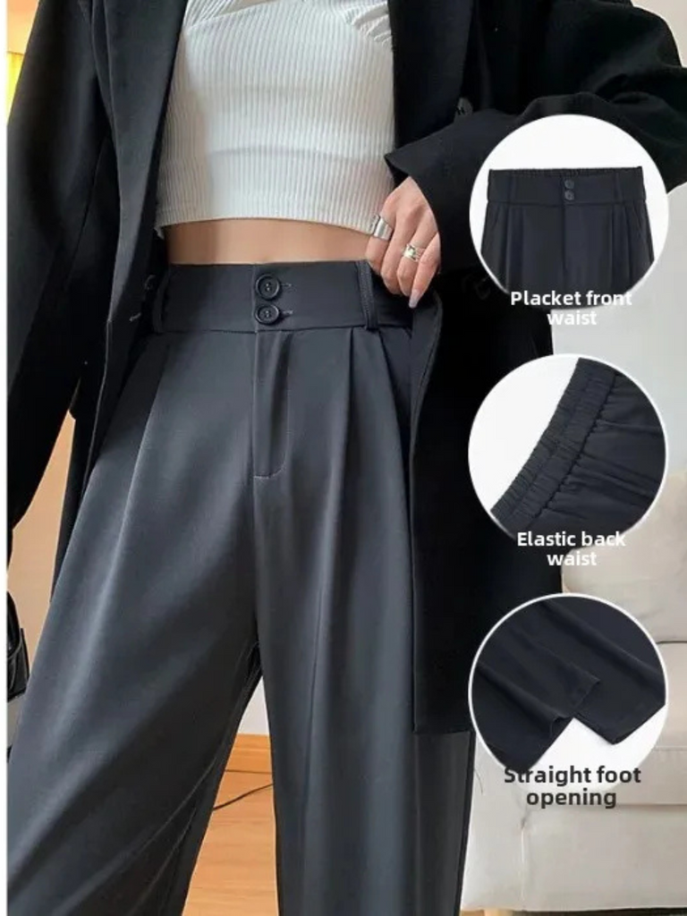 Petite High-Waisted Pants