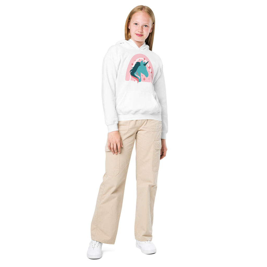 Janai's Unicorn Hoodie heavy blend hoodie